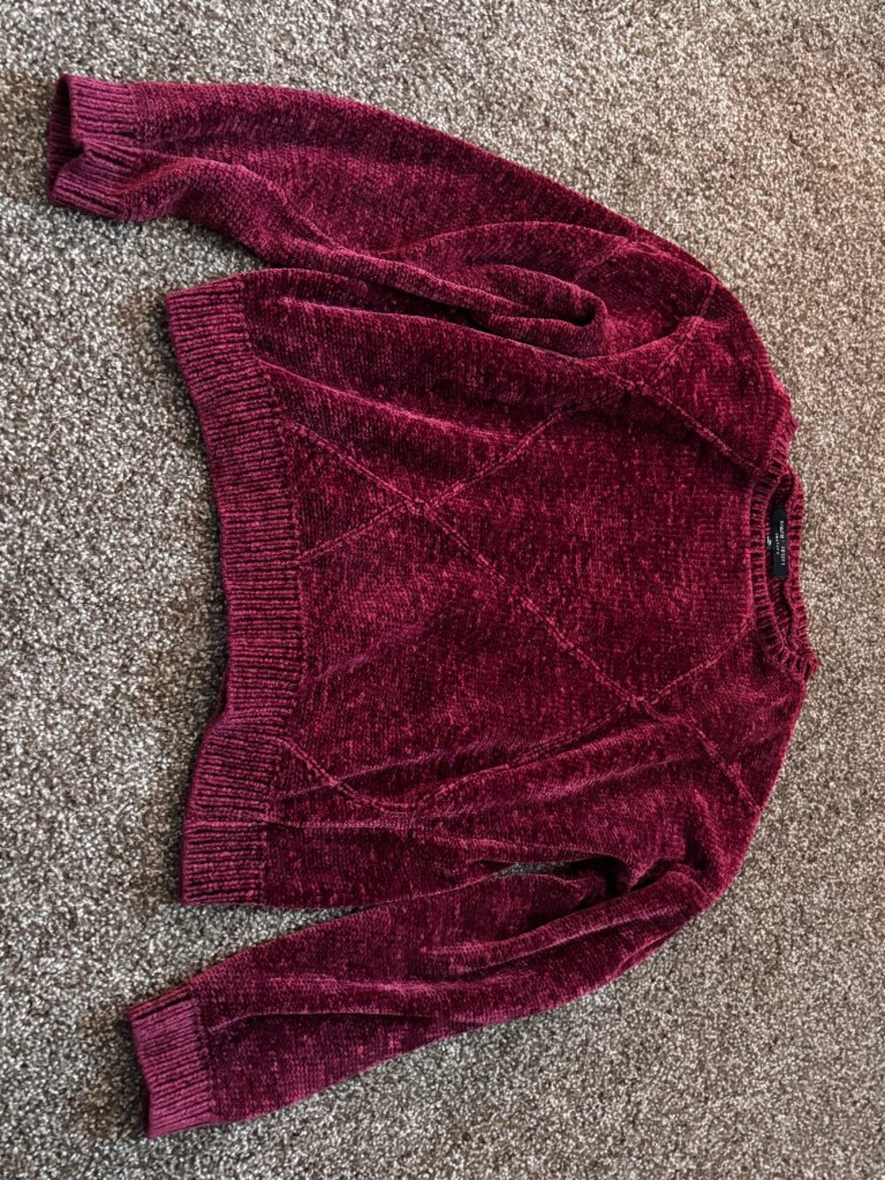 Red Velvet Sweater